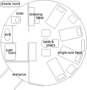 slow house villa layout