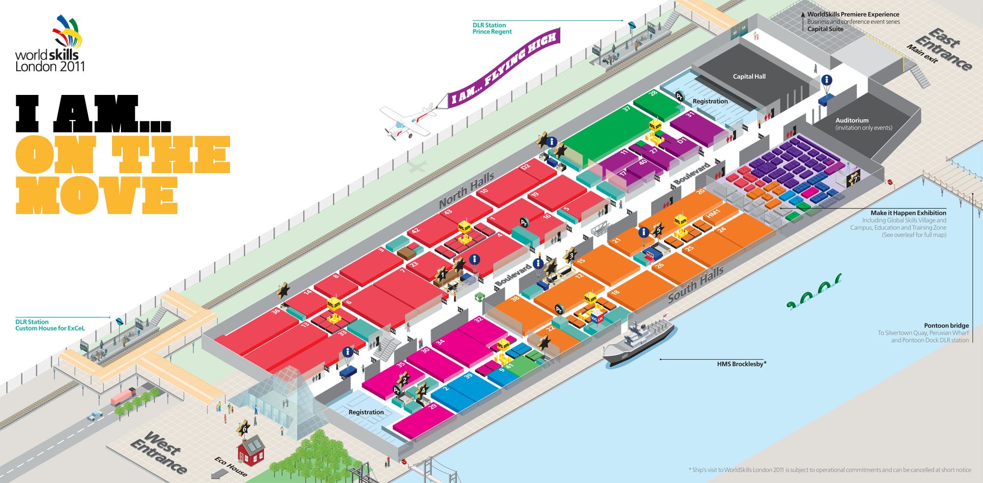 World Skills London Visitor Map World Skills London Visitor Map