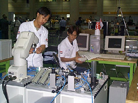 Competitors demonstrated very high levels of technical, team and personal competence - all under pressure.