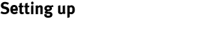 title action Setting up.gif (909 bytes)